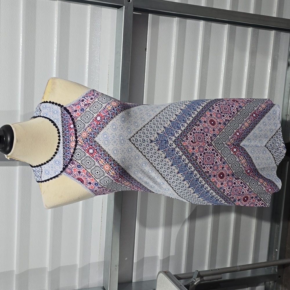 Ash & Violet Multicolor Multi Pattern Dress Size Small - Picture 2 of 11